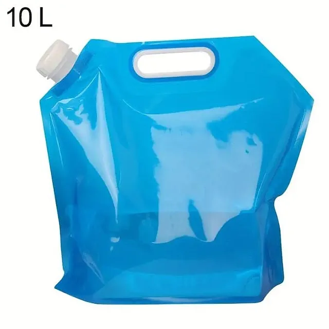 5L/10L Outdoor Camping Water Bag, Portable, Foldable & Collapsible Water Container for Hiking, Picnics, BBQs & More