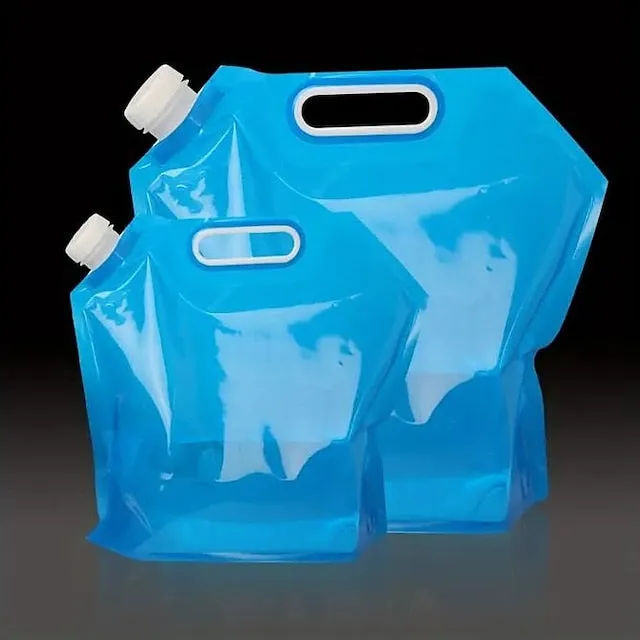 5L/10L Outdoor Camping Water Bag, Portable, Foldable & Collapsible Water Container for Hiking, Picnics, BBQs & More