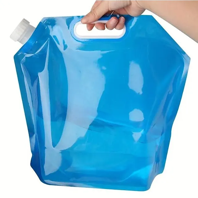 5L/10L Outdoor Camping Water Bag, Portable, Foldable & Collapsible Water Container for Hiking, Picnics, BBQs & More