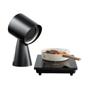 6.18 in. 70 CFM Ductless Under Cabinet Desktop Range Hood, Portable Range Hood