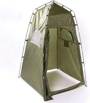 6.6ft High Camping Shower Tent Changing Room Privacy Tent Instant Portable Outdoor Camp Toilet Tent Rain Shelter for Camping & Beach Fishing, Easy Set Up