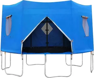6FT/8FT/10FT/12FT Trampoline Tent Fits for 6 Straight Round Trampoline, Trampoline Tent, Tent for Trampoline, Trampoline Accessory Tent(Tent Only)