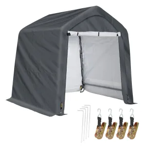 6x6/6x8/8x8/8x12 ft. Heavy Duty Storage Shelter, Portable Shed Carport