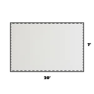 7x20 Universal Blockout Solid Sidewall