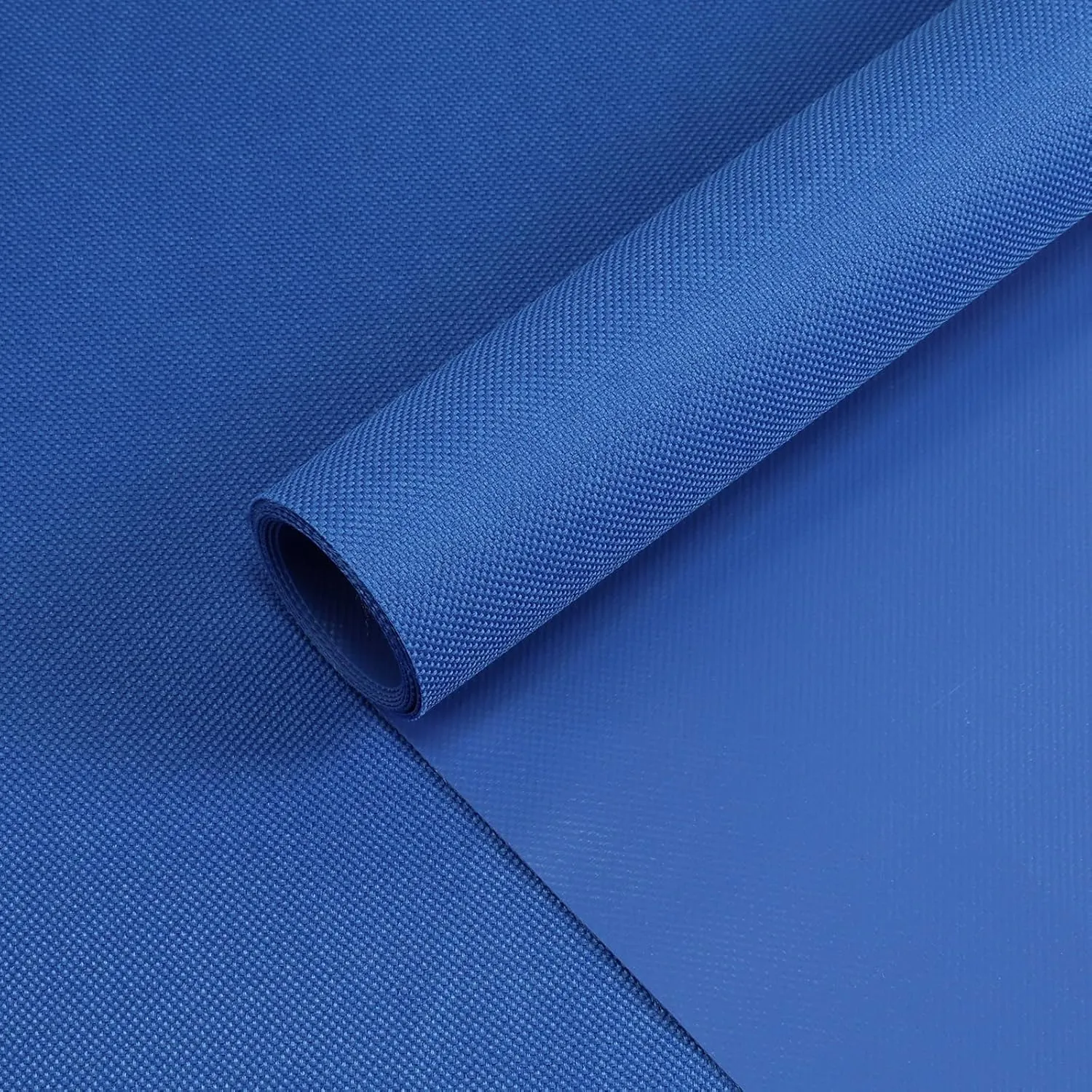 8Yard(288"×60") Marine Waterproof Canvas Fabric 600 Denier Outdoor/Indoor Awning Fabric Anti-UV Blocks Heat, Reduce Glare for Boat Tent Shading Cushion, Blue
