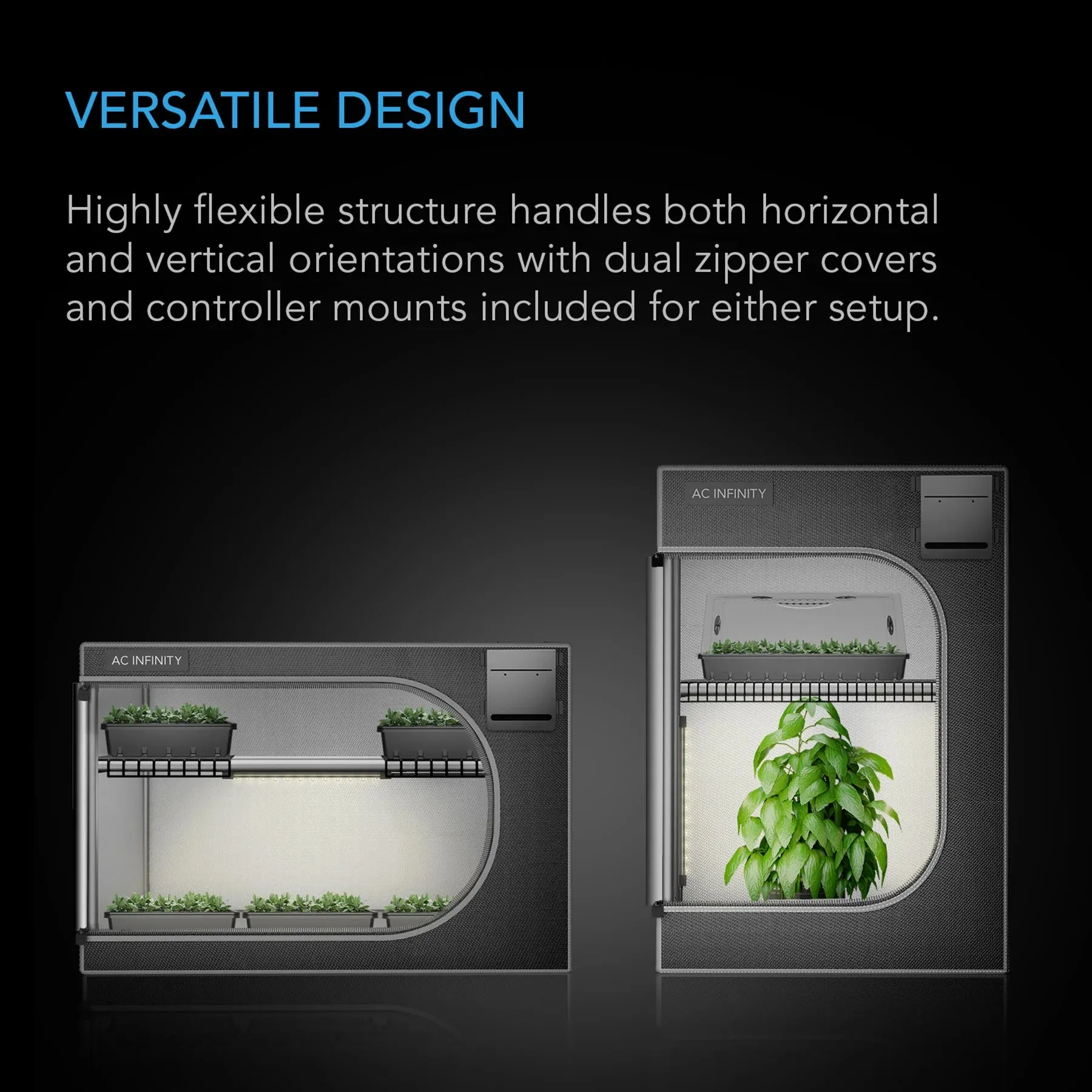 AC Infinity Cloudlab 332 Grow Tent 60cm x 90cm x 60cm
