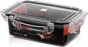 Airtight Food Storage Container With Lid(21.5 oz) Leak-Proof Liquid Food Box | BPA-Free | Meal Prep | Microwave, Freezer and Dishwasher Safe | Kitchen Fridge Organizer Boxes | Fresher Food