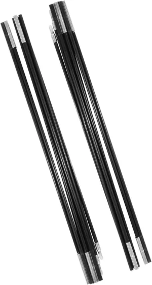 Akozon 4.48M Fiberglass Camping Tent Pole Bars, Outdoor Support Rods Awning Frames Kit, AntiRust, HighStrength Elastic, HeatResisting, Suitable for Soft Ground