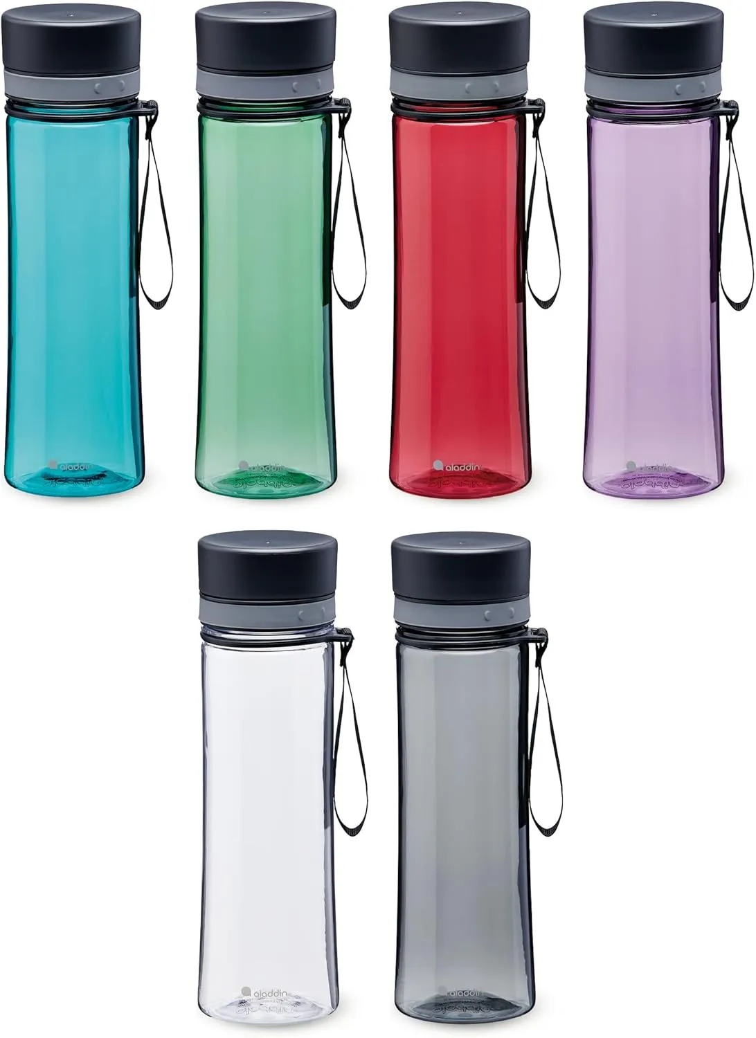 Aladdin Aveo Leakproof Leakproof Water Bottle 0.35L Violet Purple Animal Print – Wide Opening for Easy Fill - BPA-Free - Simple Modern Water Bottle - Stain and Smell Resistant - Dishwasher Safe