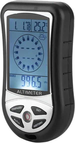 Altimeter Barometer Weather Compass - Portable Multifunctional Electronic Altimeter and Barometer for Outdoor and Home Supplies Testing