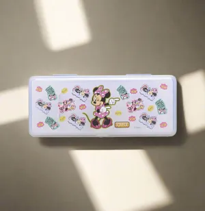 AM3272 Joyful Artist Small Zipper Campass Box Color Availablity As Per Stock Transparent Printed Plastic Campass Box 1 Piece