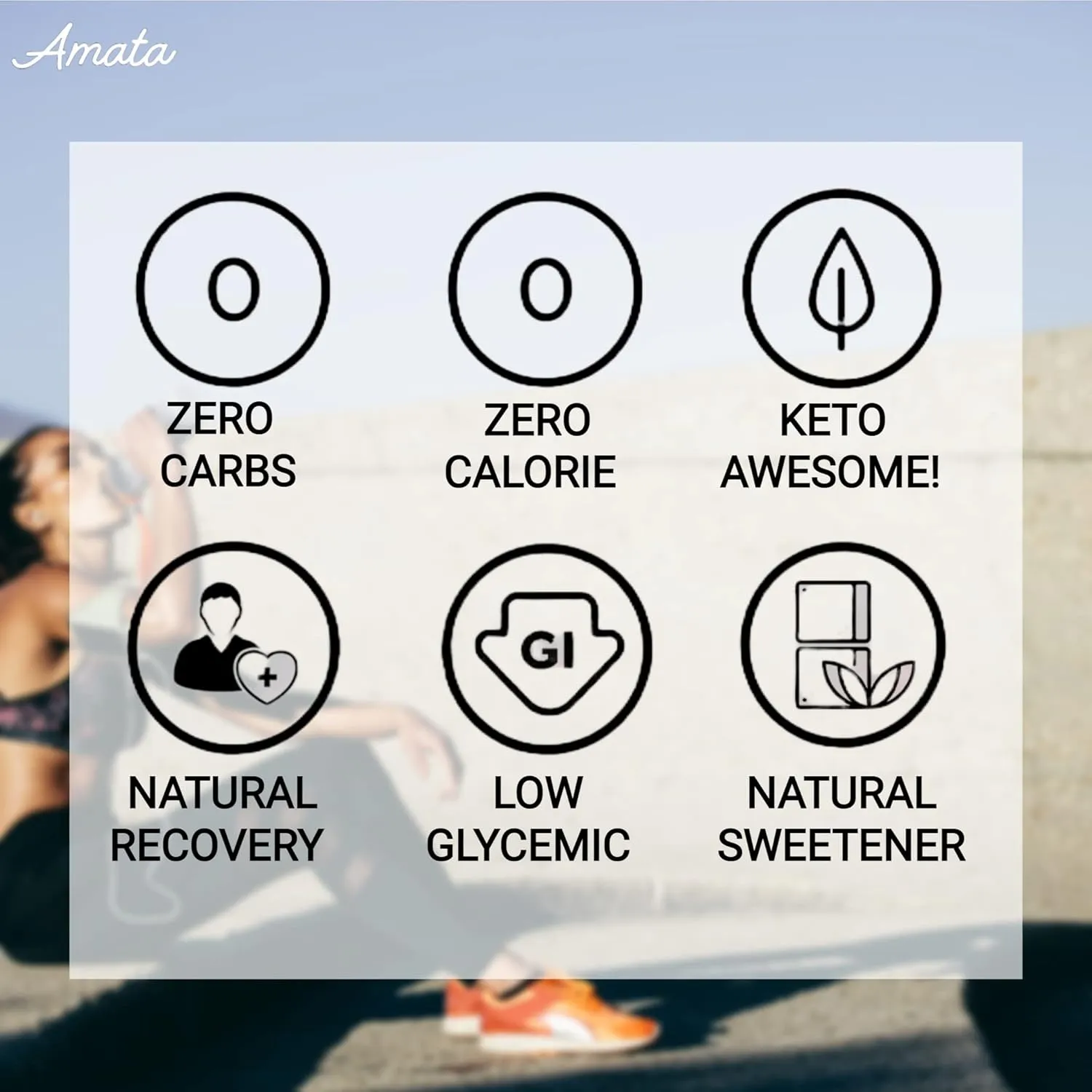 Amata Water Flavor Drops - Naturally Sweetened with Monk Fruit & Stevia - Water Enhancer Drink - Sugar Free Water Sweetener - Keto - Gluten Free - Vegan - Zero Calories (Pack of 4, Wildberry, Pineapple-Coconut, Sweet Tea, Grape)