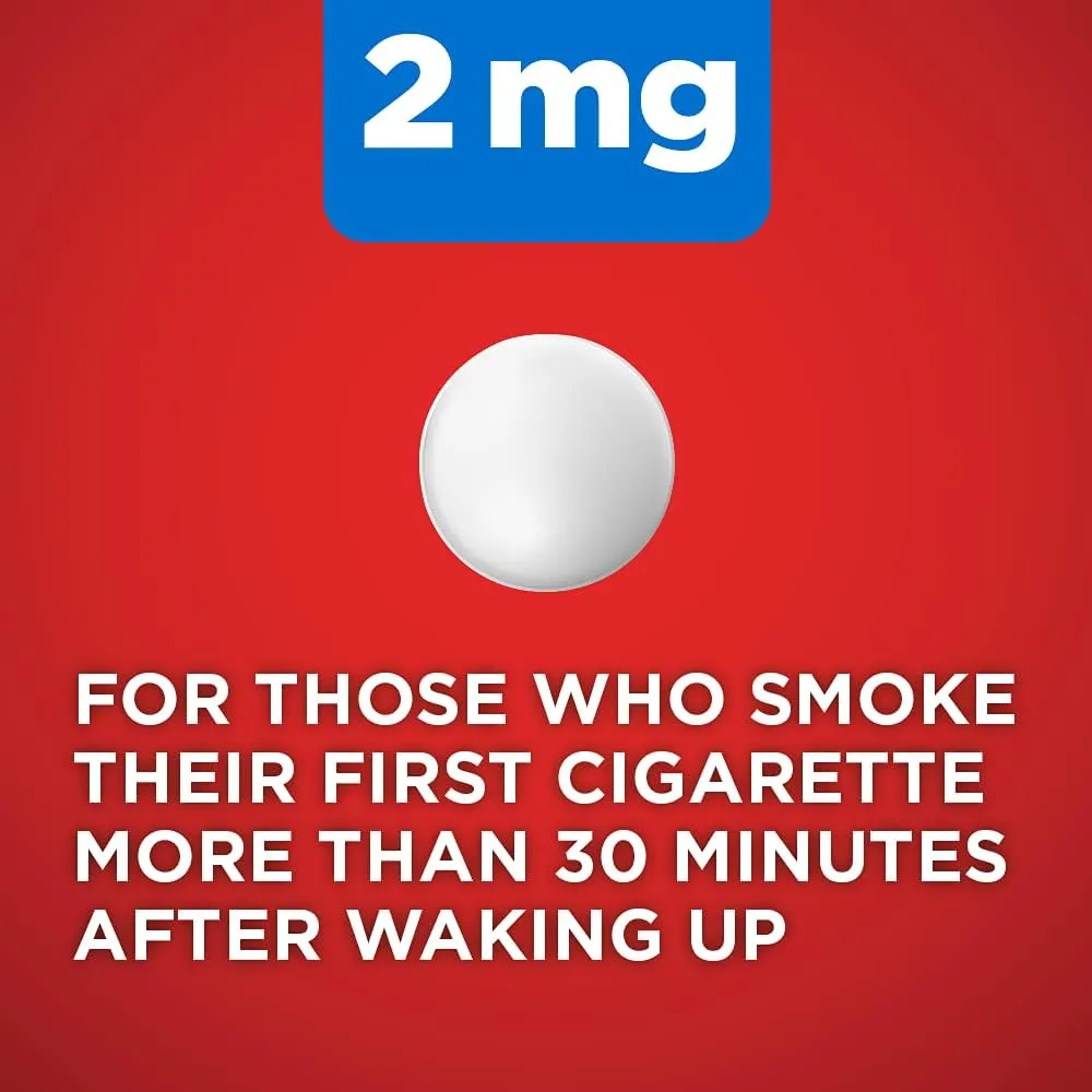 Amazon Basic Care Nicotine Polacrilex Lozenge 2 mg, Cherry Flavor, Stop Smoking Aid, 168 Count