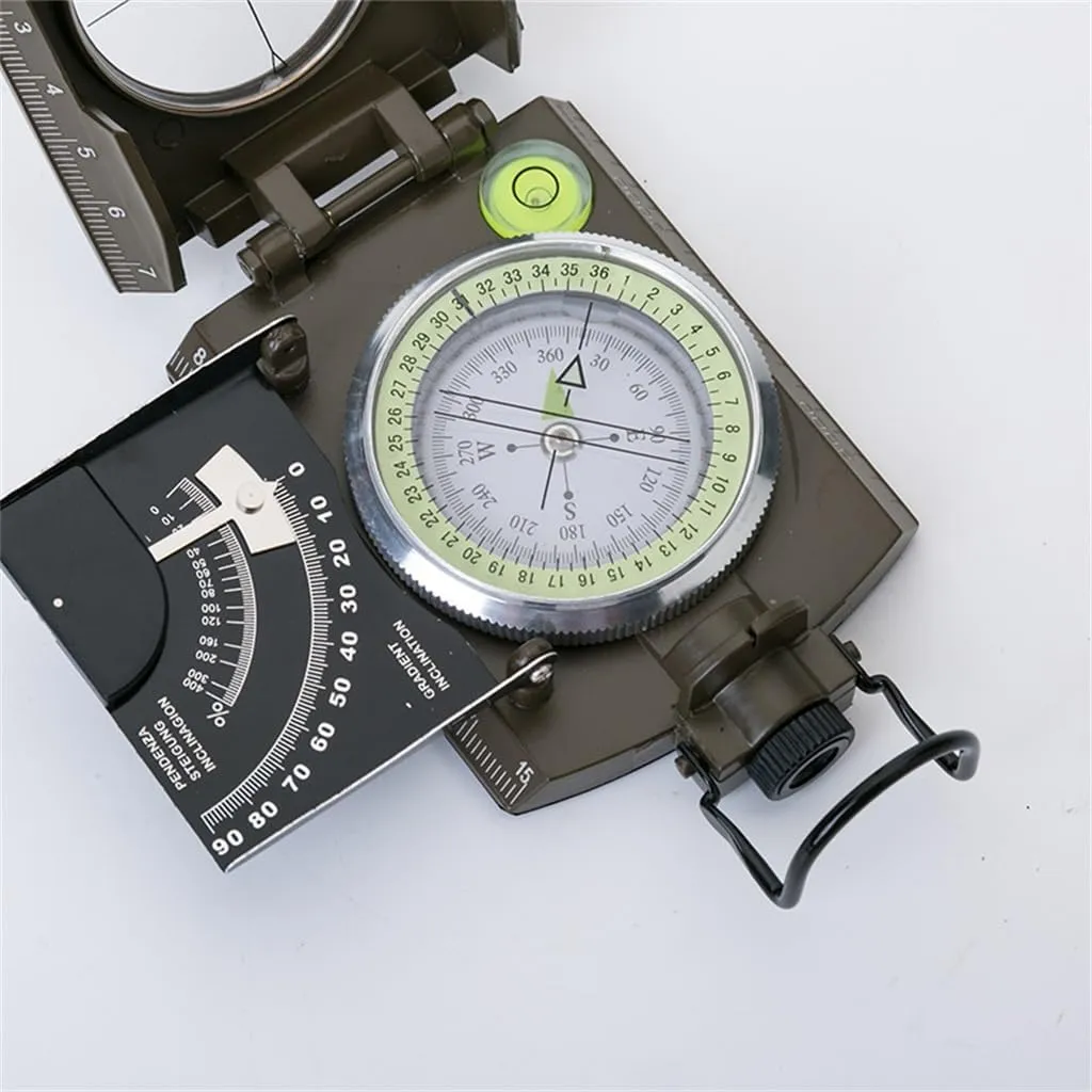 American Outdoor Compass Geological Multifunctional Compass Horizontal Slope Luminous Compass