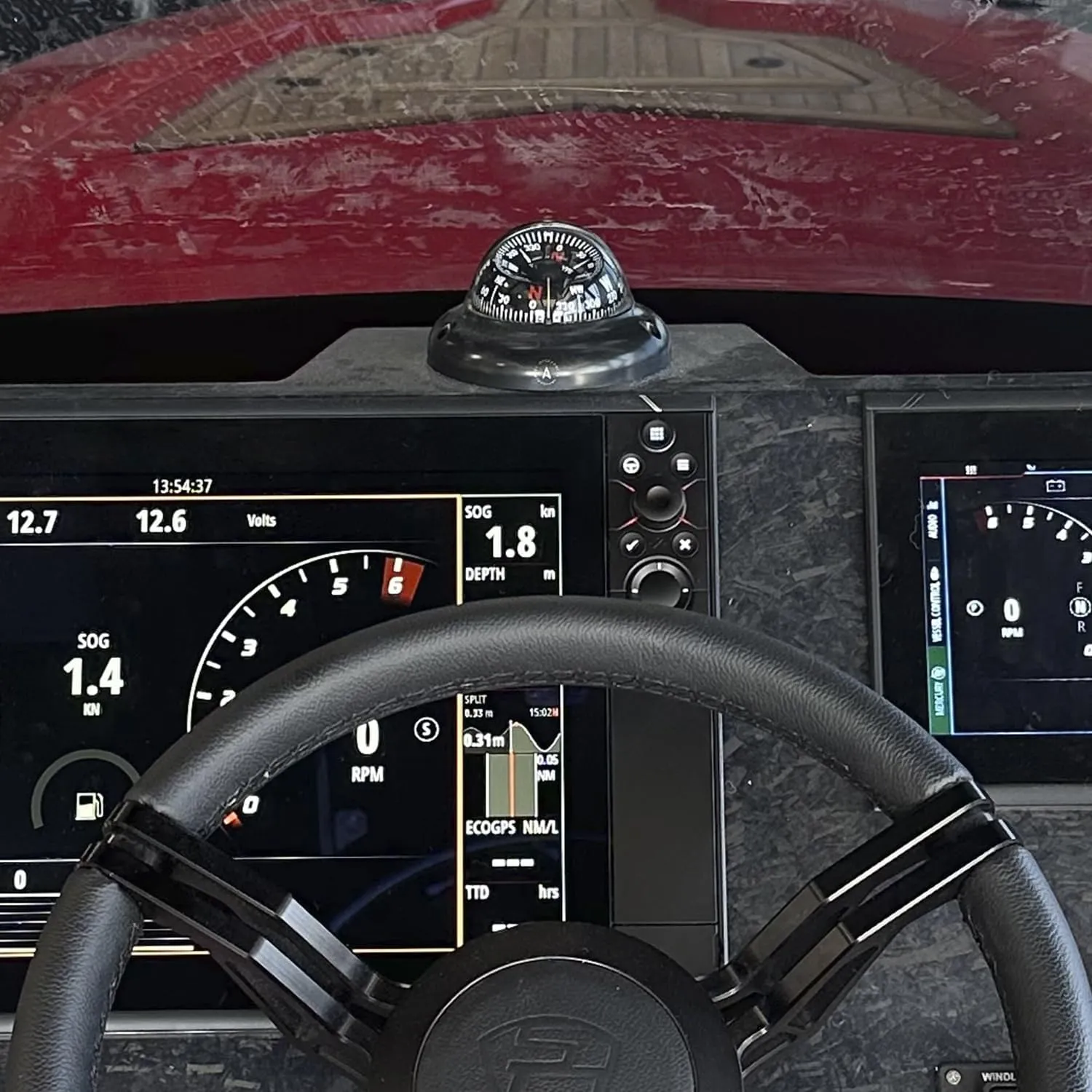 Autonautic - Surface Mount Compass - Suited for use in a Rib or Dinghy