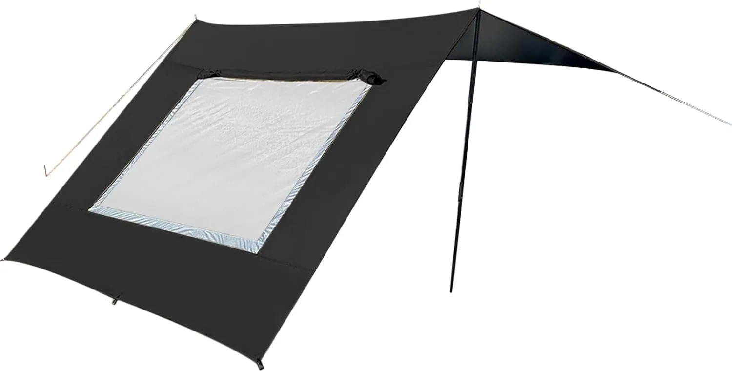 Awning for Car Camping | Waterproof Travel Shed | Integrated Screen for Camping Picnic Beach and Parking Car Awning UV Resistant Foldable Protection