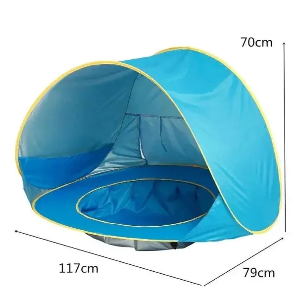 Baby Beach Tent for Infants with UV Protection Pop-Up Sun Shelter