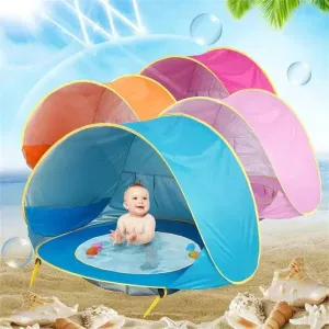 Baby Beach Tent for Infants with UV Protection Pop-Up Sun Shelter