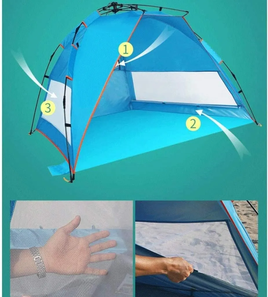 Backpacking Tent, Instant Pop Up Tent, 2-3 Person, Lightweight Camping Tent for Outdoor Hiking, Climbing, Travel，Easy to Install, Durable, Easy to Carry