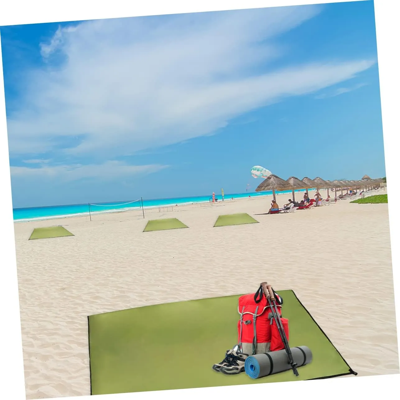 balacoo Oxford Fabric Waterproof Mat Tent Ground Cover Portable Outdoor Blanket Car Sunshade Uv Protection Mat