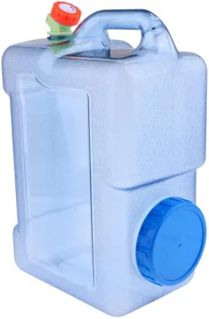 barenx 12L Water Storage Container, BPA Free Portable Water Carrier Tank with Spout and Handle for Outdoor Camping Hiking and Emergency