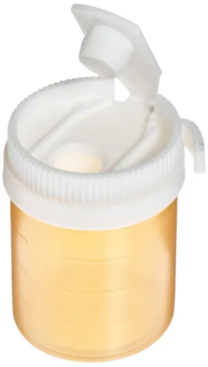 BD Medical 305205 Tamper-Tuf Polyethylene Unassembled Oral Medication Container with Polypropylene Lid, 15mL Capacity, Pack of 250