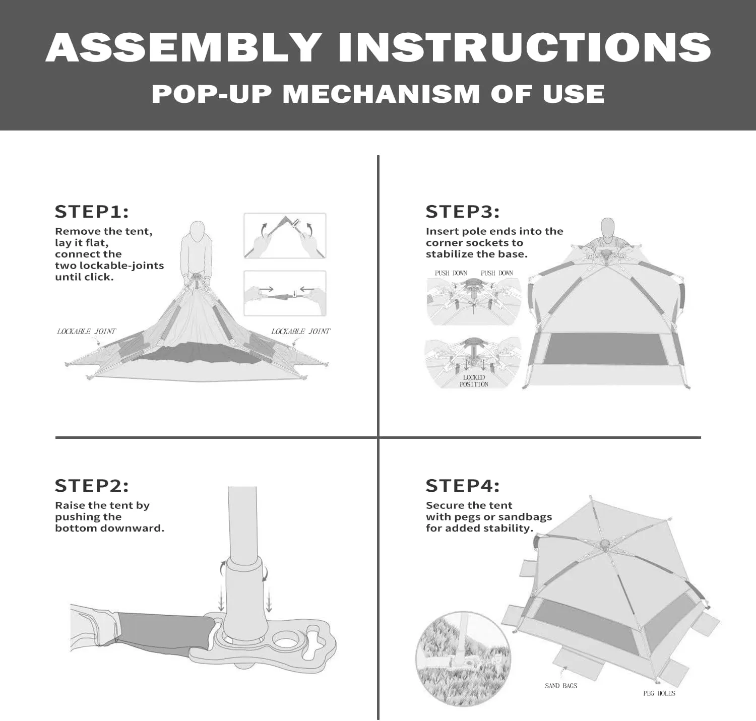 Beach Tent for 3-4 People, Pop-Up Beach Tent Automatic Setup, UV Protection, Extendable Floor, Ventilating Windows, Portable Outdoor Sun Shelter, Green