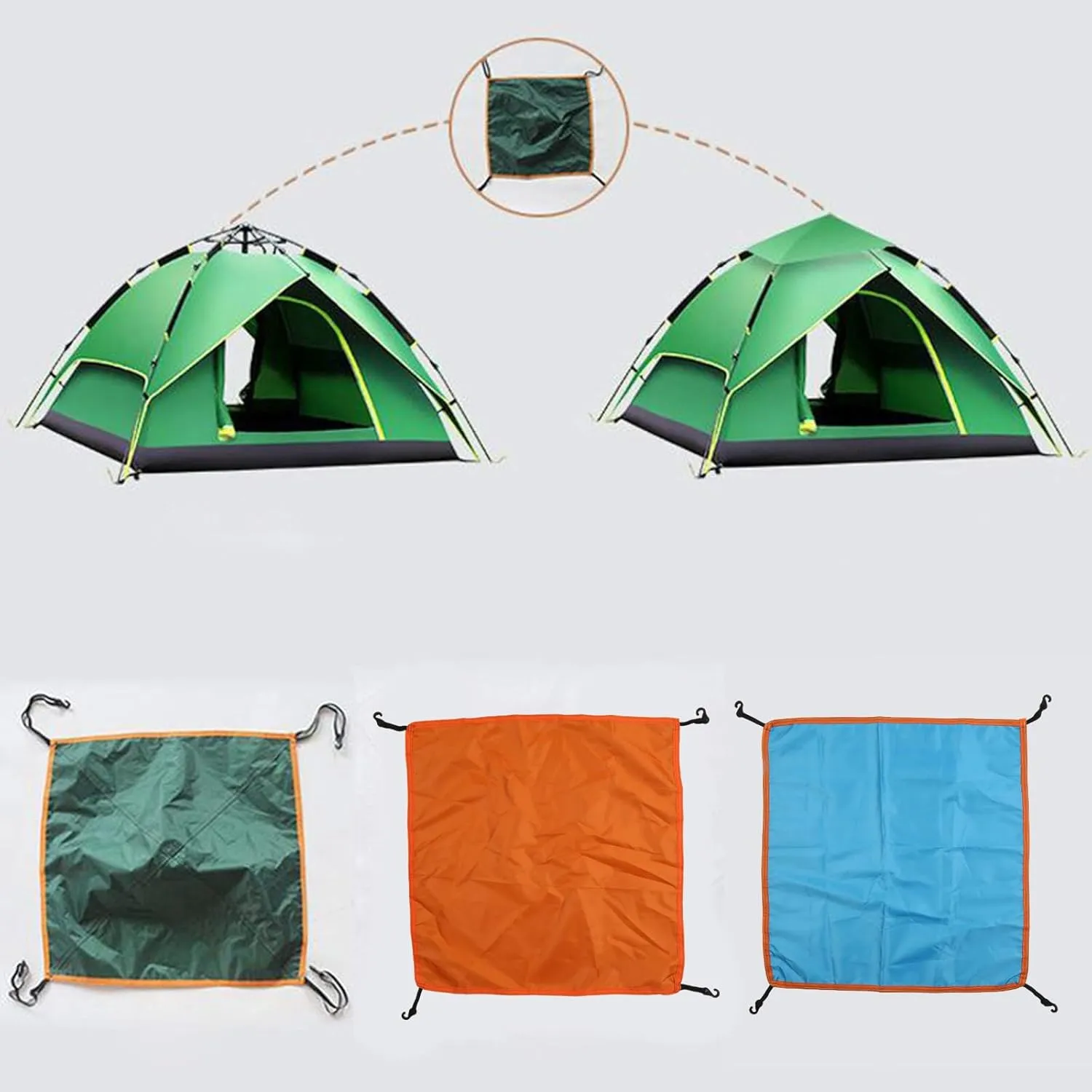Beachs Tent Head Cloth Outdoor Camping Sunshades Shelter Lightweight Rainproof Awning Easily Use