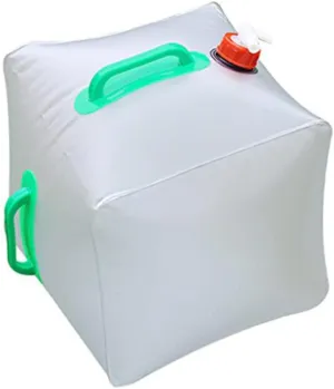BESPORTBLE 20l Outdoor Water Storage Collapsible Water Carrier Bag Foldable Bucket Durable Material Leak-proof Design Easy to Carry for Camping Hiking