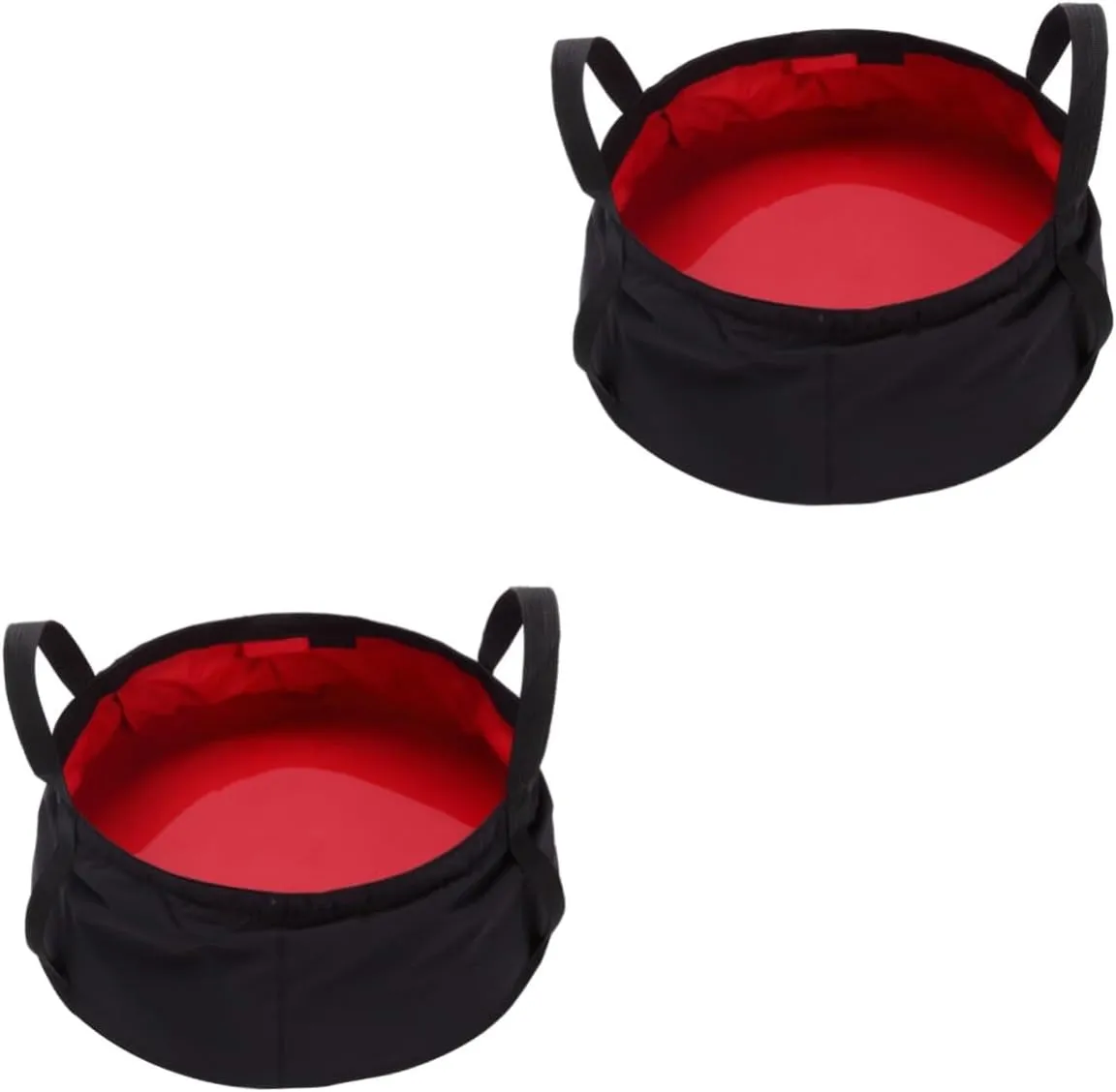 BESPORTBLE 2pcs wash Basin fold Travel Portable Folding Basin Foot Bag Folding Bucket Fishing Fishing Bucket Bucket