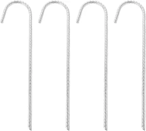 BESPORTBLE 4Pcs Heavy Duty Tent Stakes Thickened Pegs for Camping Mud Durable Ground Nails for Secure Tents Tarps Essential Accessories for