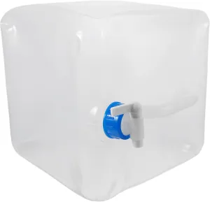 BESPORTBLE Collapsible Water Container with Spigot 15L Portable Camping Water Storage Carrier Jug Water Storage Bucket for Outdoor Sports, Camping Hiking,Travel