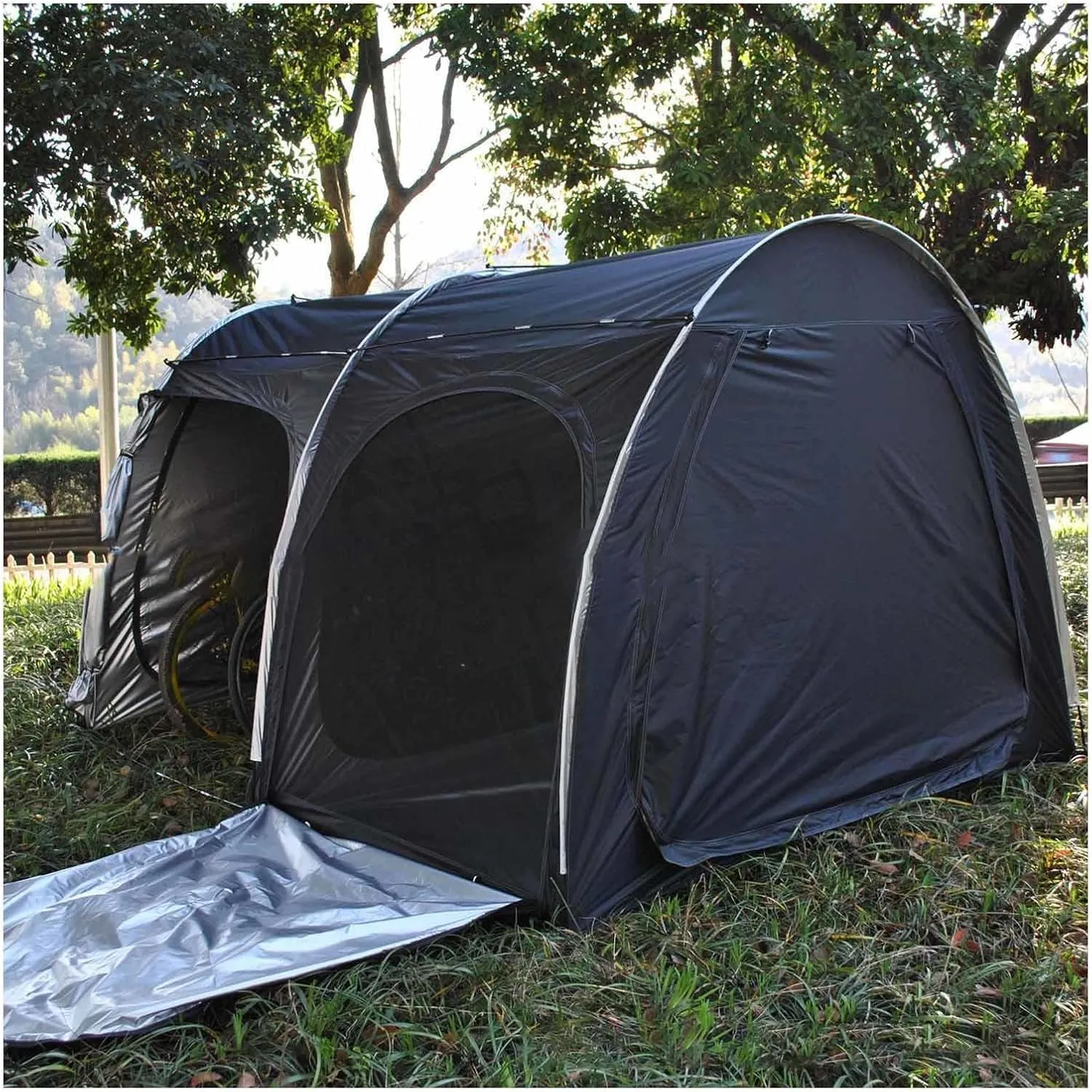 Bicycle Tent with Ventilation Mesh Small Shed Outdoor Storage for Patio Furniture, Bicycle, Motorcycle Outdoor Bike Shed Bike Storage