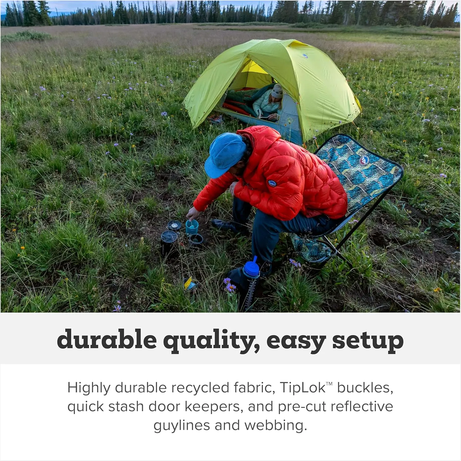 Big Agnes Blacktail & Blacktail Hotel Tent - Backpacking Tent for Camping, 3 Season, Lightweight, Waterproof