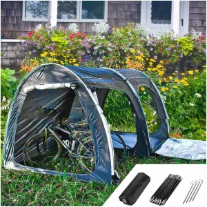 Bike Tent with Ventilation Mesh Bicycle Shed Protect Against Wind, Rain, Snow, Dust Backyard Storage Bike Storage