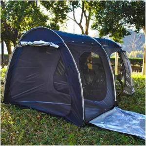 Bike Tent with Ventilation Mesh Bike Tent Outdoor Storage Waterproof for 2/3/4/5 Bikes or 3 Motorcycle Shed Storage Bike Shed