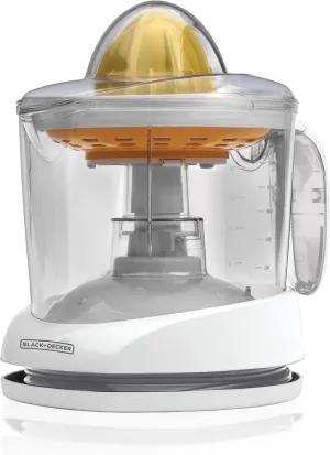 BLACK DECKER 32oz Electric Citrus Juicer, CJ625, Pressure Activated, Adjustable Pulp Control, Dishwasher-Safe