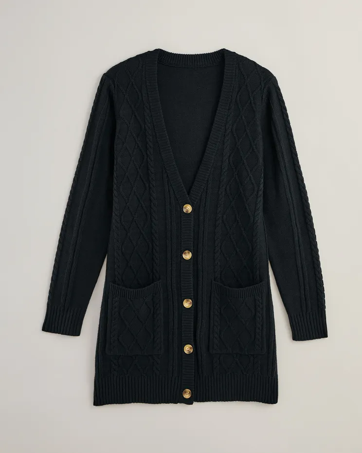 Blair Women's Cable Cardigan Sweater - Misses