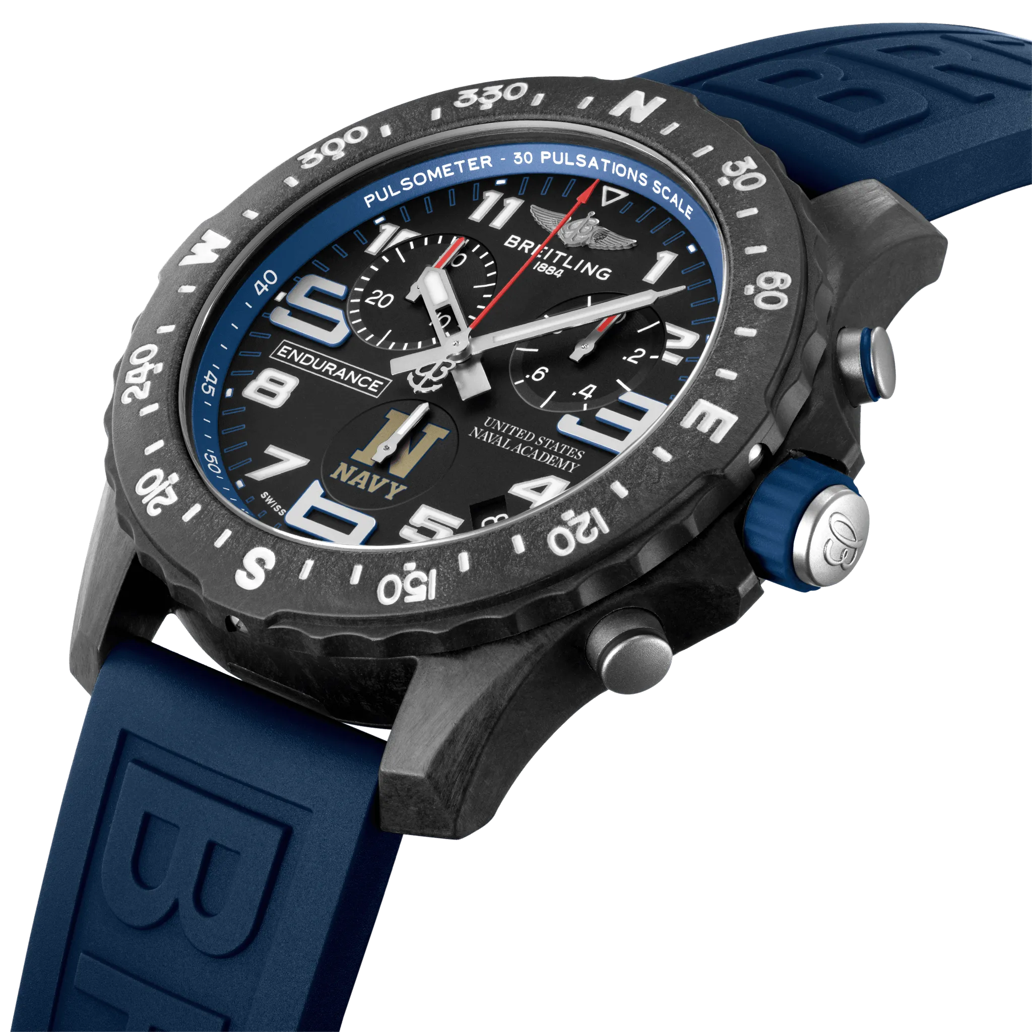 Breitling Endurance PRO United States Naval Academy™, Breitlight®, 44mm, Ref# X823103C1B1S1, Unworn 2024