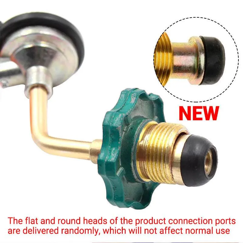 Butane Gas Refill Adapter Cylinder Tank Coupler Valve For Bbq Outdoor Camping