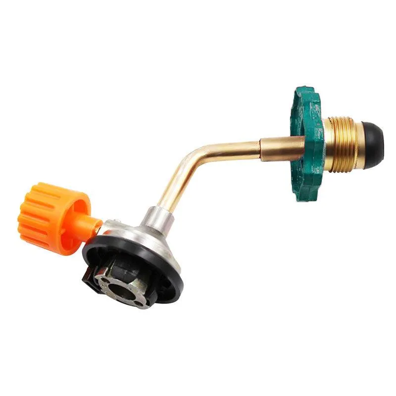 Butane Gas Refill Adapter Cylinder Tank Coupler Valve For Bbq Outdoor Camping