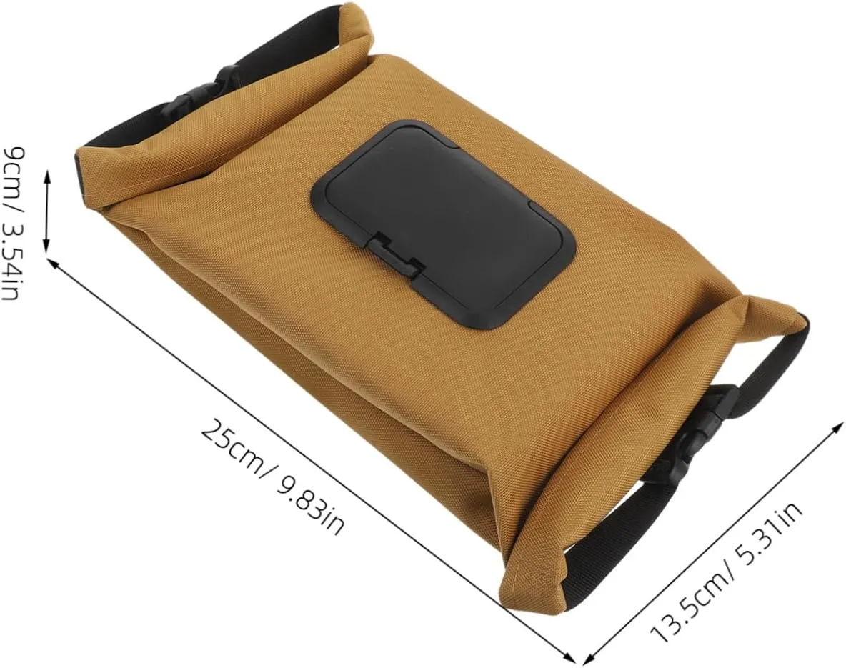 Cabilock Travel Baby Wipes Dispenser Bag Portable Wet Tissue Box Reusable Car Wipes Holder Compact Tissue Pouch for Outdoor