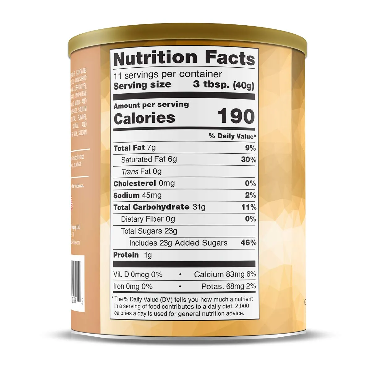 Caffe D'Vita Caramel Macchiato - Coffee Caramel Macchiato, Caramel Instant Coffee, Latte Mix, Gluten Free, No Cholesterol, No Hydrogenated Oils, Kosher-Dairy, Caramel Macchiato Coffee - 1 Lb Can, 2-Pack