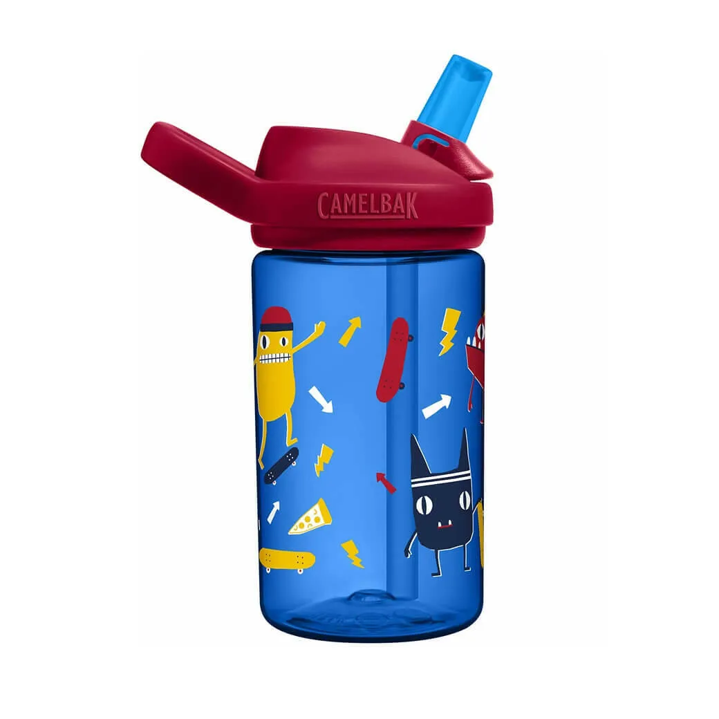 CamelBak Eddy Kids BPA Free 400ML Water Bottle - Skate Monsters