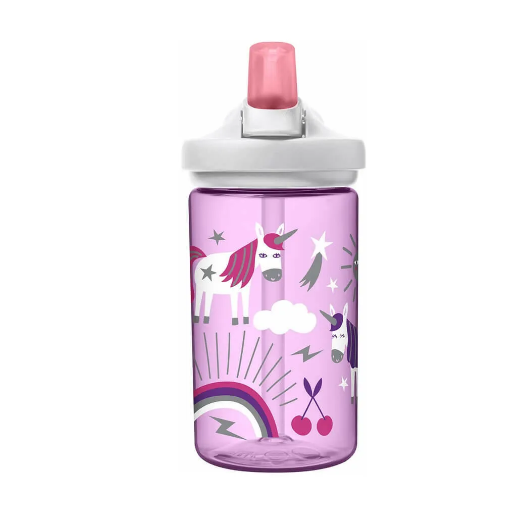 CamelBak Eddy Kids BPA Free 400ML Water Bottle - Unicorn Party