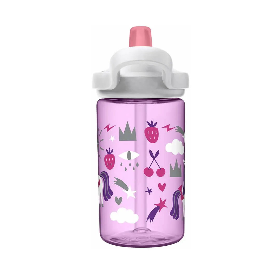 CamelBak Eddy Kids BPA Free 400ML Water Bottle - Unicorn Party