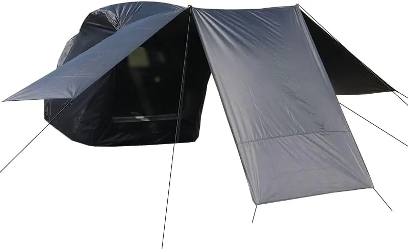 Camper Shade Awning Canopy with Complete Kits for Opel Agila/Ascona/Commodore/Kadett/Kapit?n/Manta, Waterproof UV Protection, Easy Set Up, Ultra-Durable Camping Tent,3 Style 3-A Black