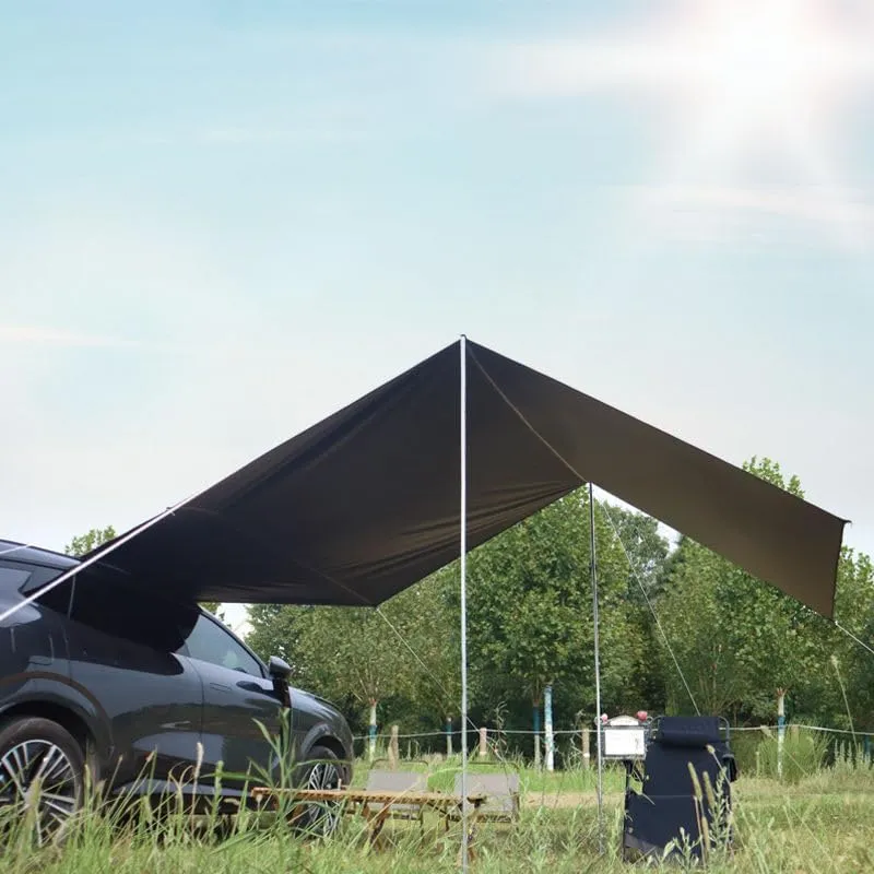 Camper Shade Awning Canopy with Complete Kits for Porsche Boxster/Cayman/Cayenne/Macan/Panamera/Taycan, Waterproof UV Protection, Easy Set Up, Ultra-Durable Camping Tent