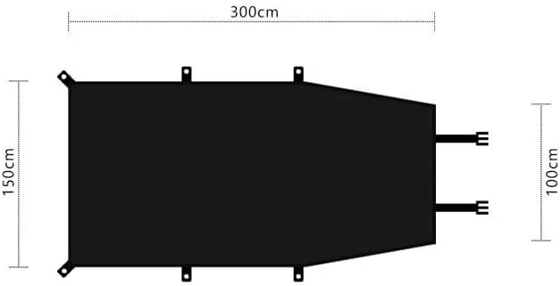 Camper Shade Awning Canopy with Complete Kits for Porsche Boxster/Cayman/Cayenne/Macan/Panamera/Taycan, Waterproof UV Protection, Easy Set Up, Ultra-Durable Camping Tent