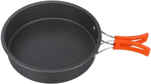 Camping Cookware Mess Kit, Non-Stick Lightweight Camping Pot and Fry Pan Set, 2-3 people Camping Frying Pan for Backpacking, Outdoor Cooking and Picnic(large)
